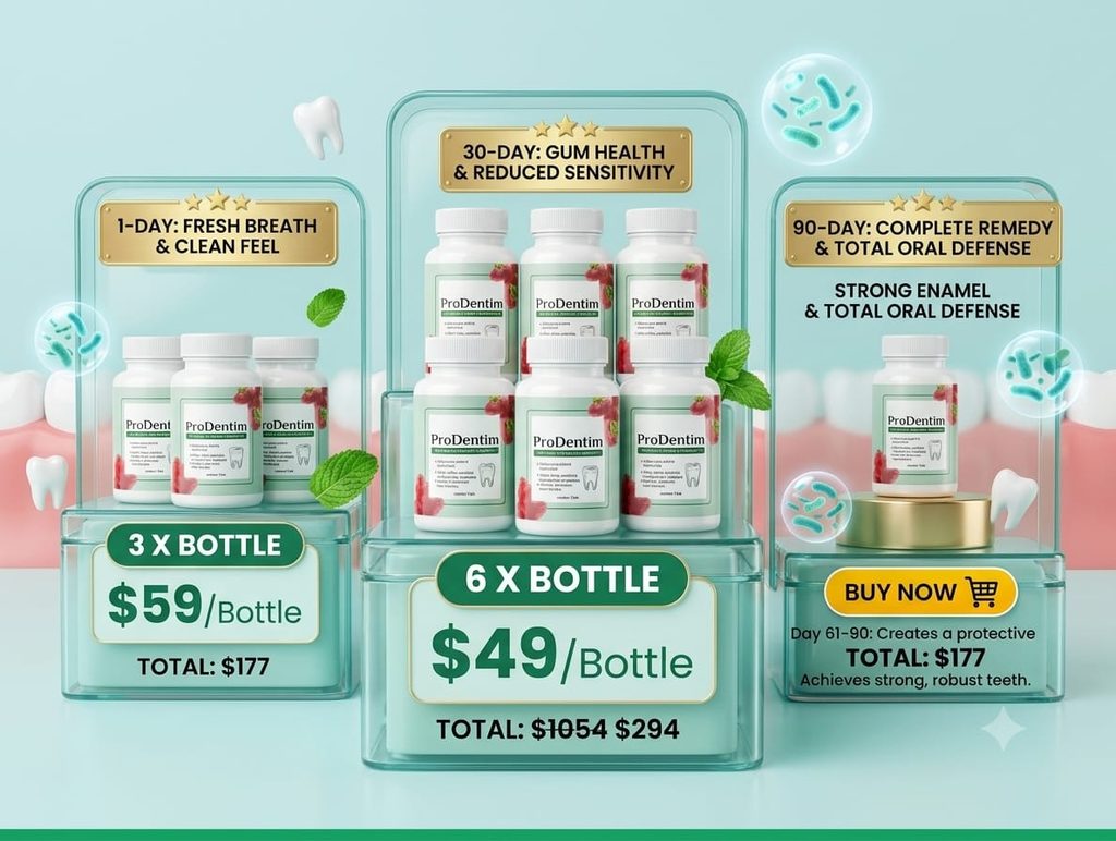 ProDentim pricing packages and discount offers for US customers