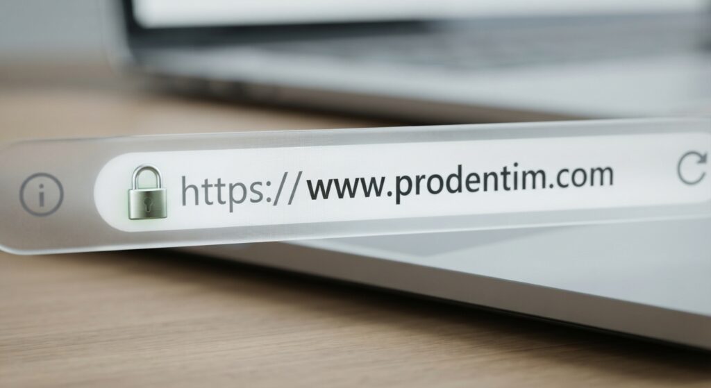Close-up of a secure checkout page with padlock icon in browser bar